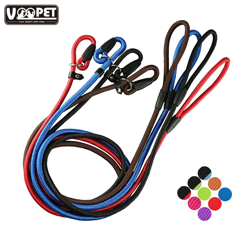 4 Colors 140cm Dog Leash Nylon Rope Pet Running Tracking Leashes Long Lead Dog Mountain Climbing Rope For Medium Large Big Dog
