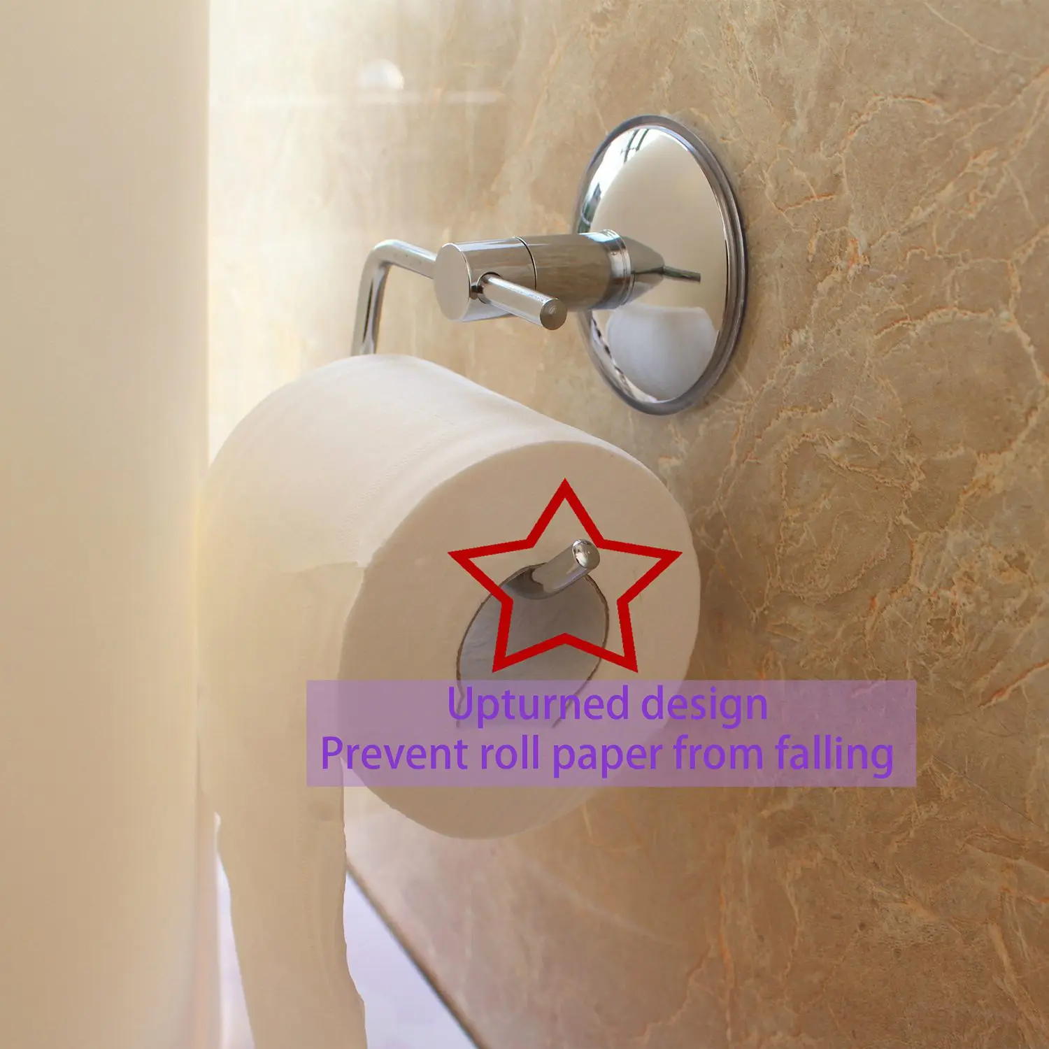 Дешевый нержавеющая сталь ванная комната туалет бумага держатель рулона держатель полотенца Настенный воздуха вакуум присоске
