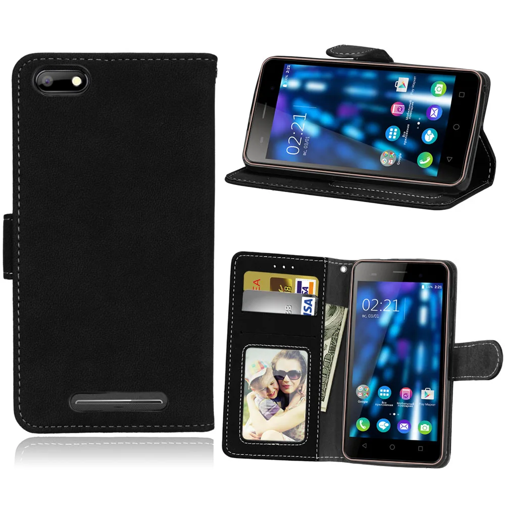 Matte Wallet Case for BQs Mobile 5020 Strike BQS 5020 Flip