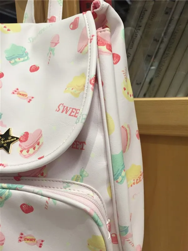 Японский известный дизайн женская сумка милый цветочный принт Мягкая сестра Harajuku сумка на плечо сумка для книг школьная сумка мультяшный принт