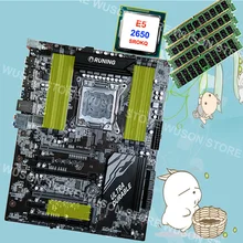 유명한 브랜드 실행 슈퍼 atx x79 게임 pc 마더 보드 프로세서 인텔 제온 e5 2650 c2 2.0 ghz ram 4*16g 1600 mhz ddr3 recc(China)