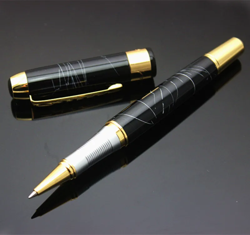 ML Jinhao высококачественная Роскошная роликовая шариковая ручка 0,7 мм школьные и офисные принадлежности металлическая шариковая ручка для канцелярский подарок для студента - Цвет: ML