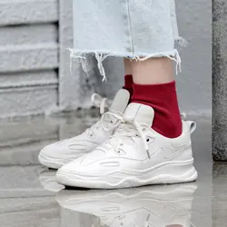 2019 весенний стиль черные белые массивные кроссовки папа обувь женская Вулканизированная обувь Tenis Feminin zapatos mujer GO2H959
