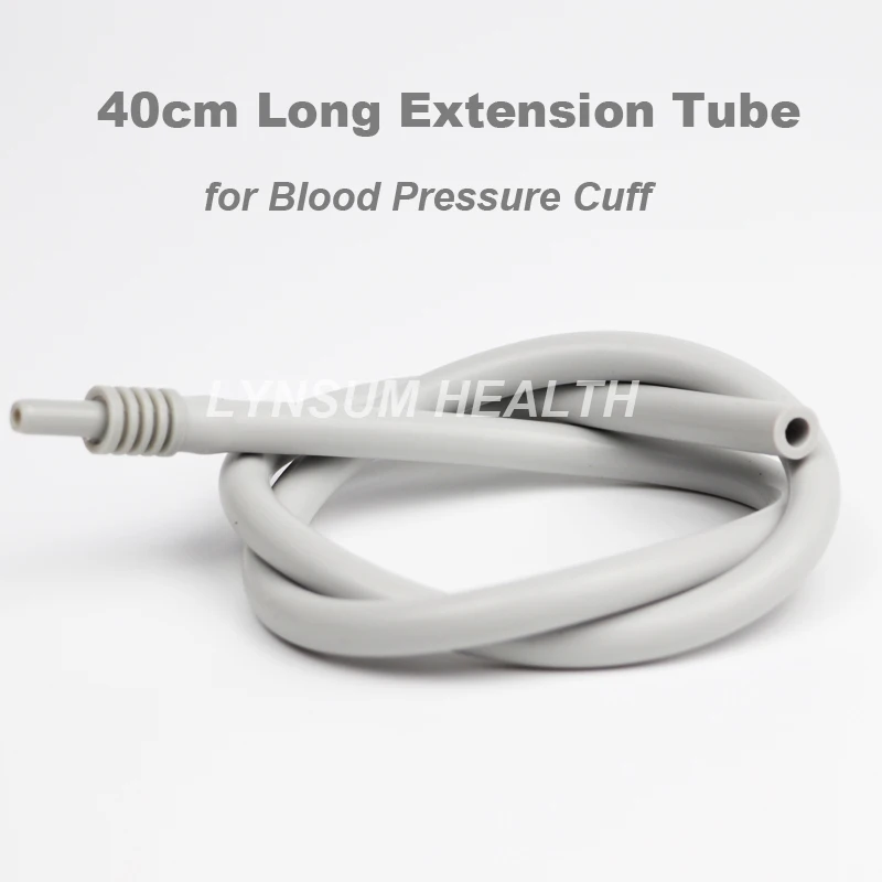 Большой Взрослый размер монитор артериального давления метр BP манжета руки анероидный Сфигмоманометр с манометром - Цвет: 40cm Extension Tube