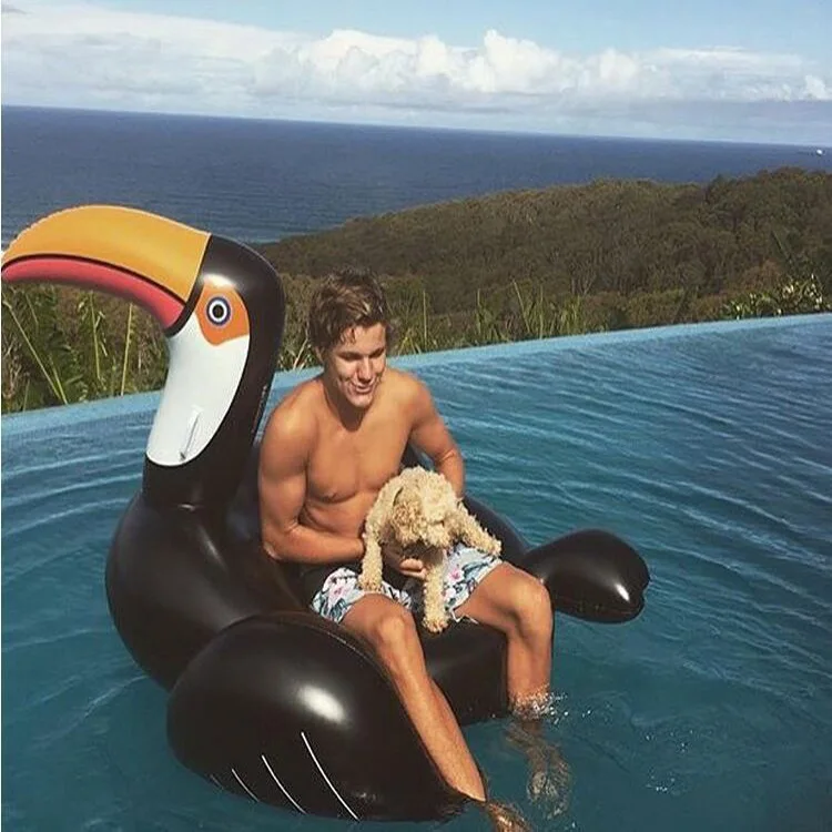 

265CM "Wild Eagle" Inflatable Giant Mattress Pool Float Toy Water Game Beach Sunbathe Mat Air Swimming Ring Circle Buoy Party