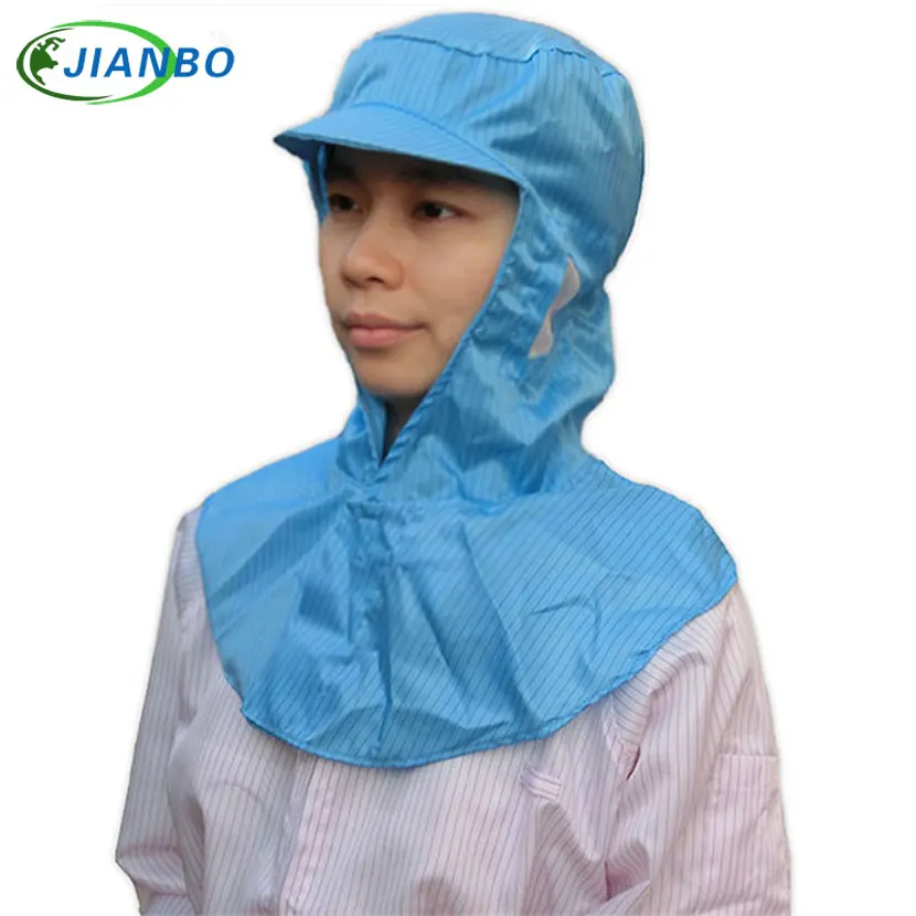 

Is anti-electrostatic to have no dust car the decontamination head cover food factory protection labor insurance shawl hat