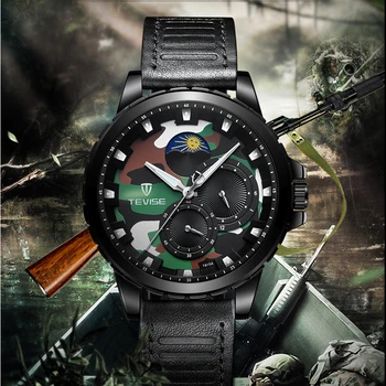 

Top Brand Tevise Men Relogio Automatic Mechanical Watches Army Fashion Business Waterproof Watch Relogio Masculino With box