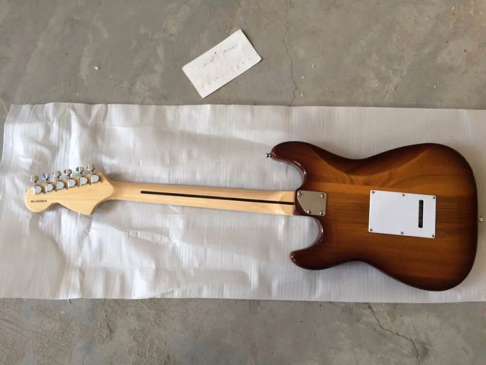 Wholesale New STR electric guitar with Floyd Rose Tremolo In Sunburst Brown Burst 141225