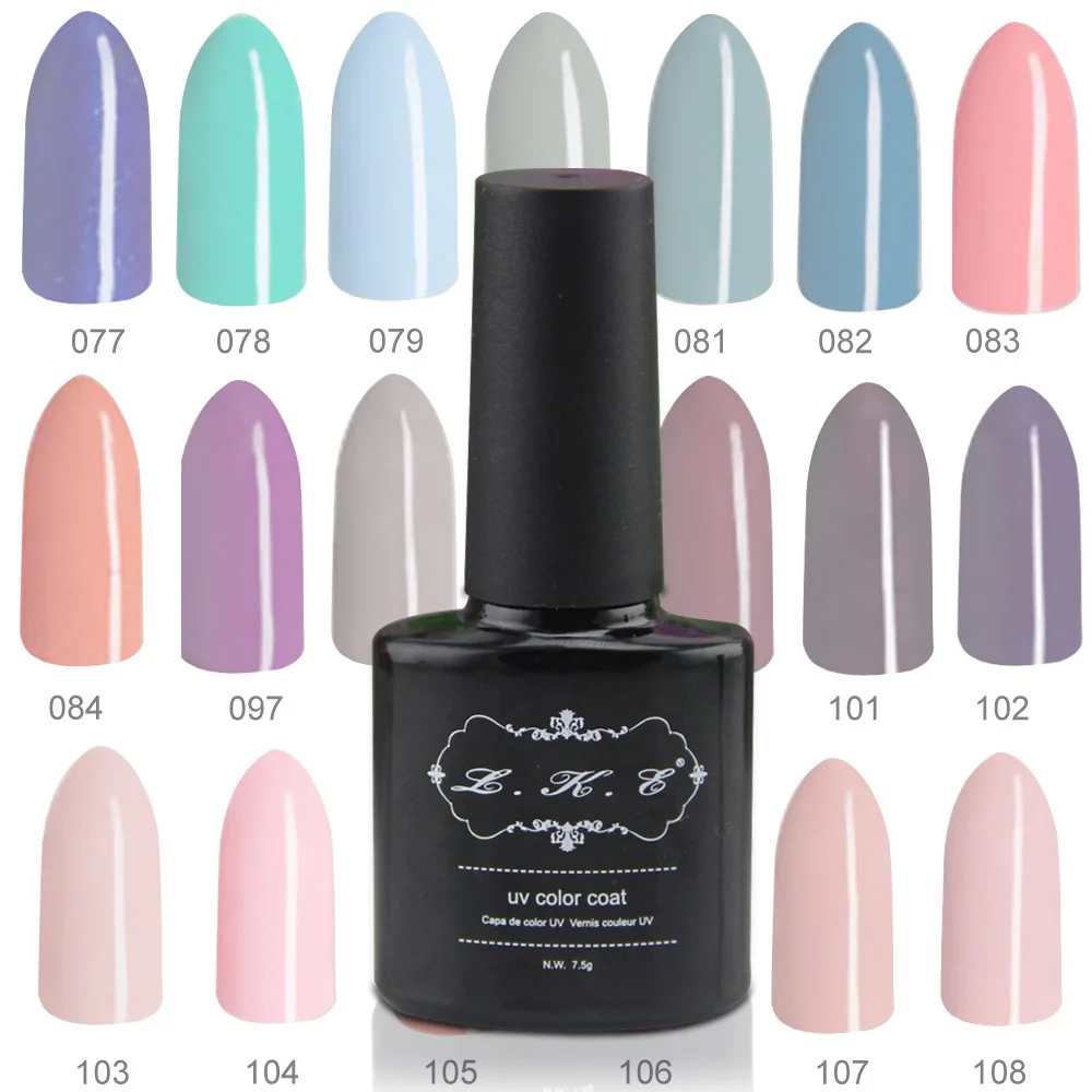 LKE 7Ml Resin UV Gel Nail Polish Color Nail Gel Polish Long