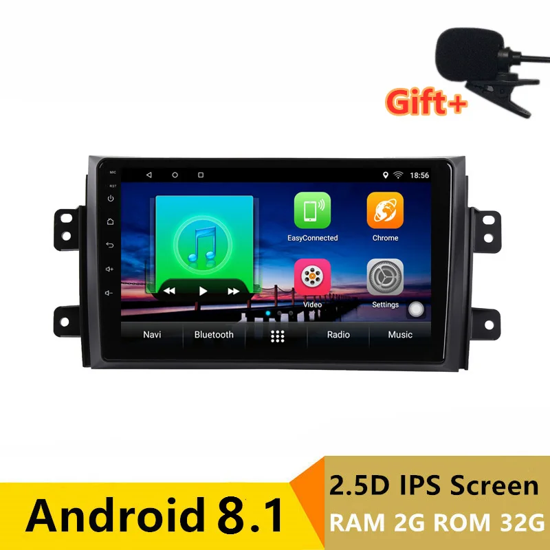 

9" 2+32G 2.5D IPS Android 8.1 Car DVD Multimedia Player GPS for Suzuki SX4 2006-2012 2013 2015 audio radio stereo navigation