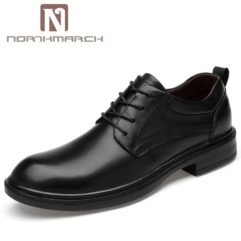 NORTHMARCH/Свадебные Мужские модельные туфли Официальная Мужская обувь из