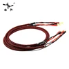 YYAUDIO 1 pair HiFi 2 Banana To 2 Banana Speaker Cable / Canare 4S8 Audio cable For Amplifier , 1m / 1.5m / 2m/2.5m / 3m / 5m ► Photo 1/6