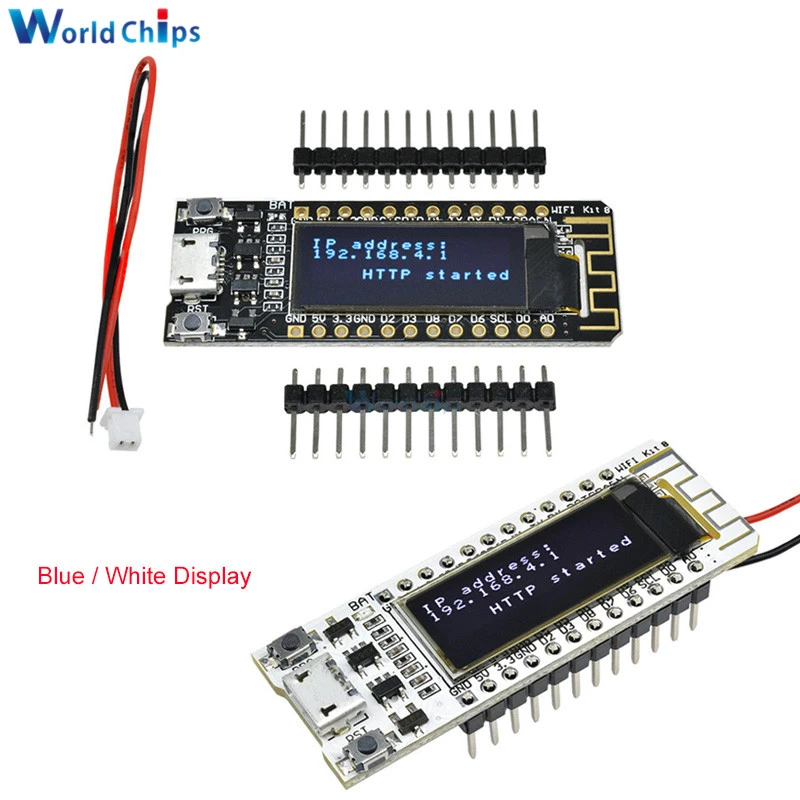 ESP8266 WiFi Chip 0.91 Inch OLED CP2014 32Mb Flash Internet Development Board ESP8266 WiFi NodeMcu Module for Arduino 