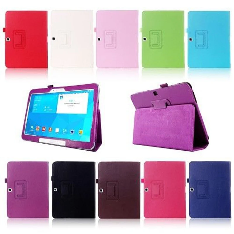 Чехол книжка из искусственной кожи для планшета Samsung Galaxy Tab 4 10 1 T530 T531 ультра