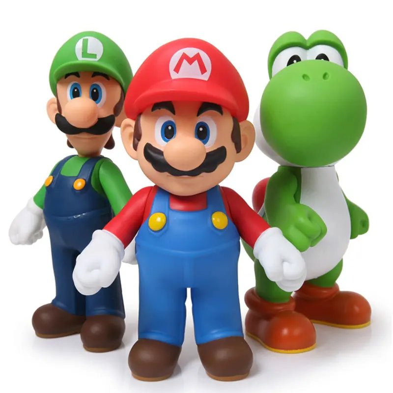 2018 6pcs/lot Super Mario Bros waluigi green dragon figures set with box super mario series 3 bros action figurines party Toy 2018 6pcs/lot Super Mario Bros waluigi green dragon figures set with box super mario series 3 bros action figurines party Toy