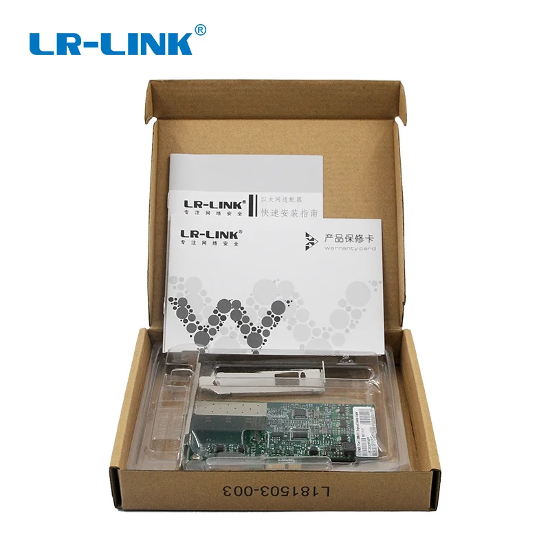 LR-LINK 9030PF-SFP PCI Express Ethernet сетевой интерфейс контроллер карты 100 Мб серверный адаптер Intel 82574 чип Настольный ПК