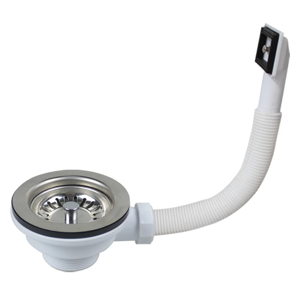 Talea Kitchen Sink Drain Strainer with overflow Strainer filter in sink Stainless less Basin waste Garbage Stopper XK137R