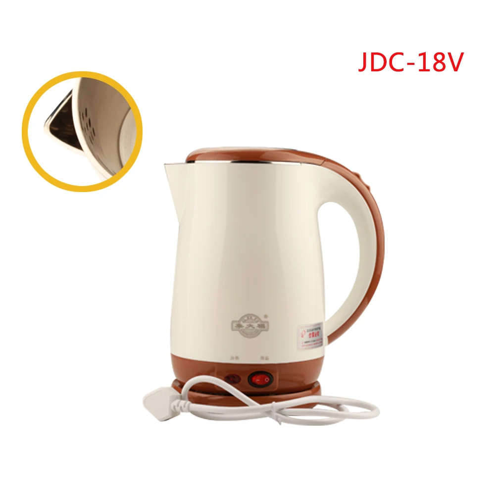 JDC 18V Stainless Steel Electric Kettle With Auto Off Function Quick