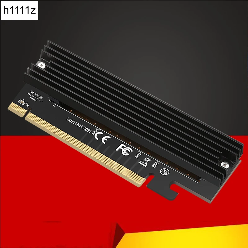 Адаптер H1111Z для карт PCIE M2 адаптер M.2 X16 SSD NVME PCI E M с ключом поддерживает 2230 2280