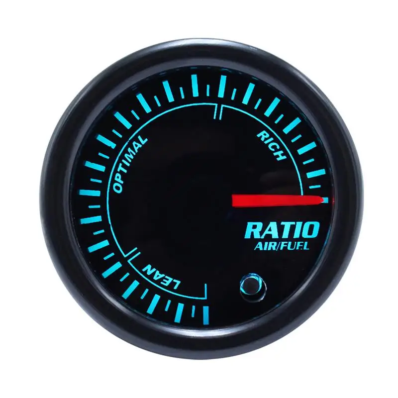 Oil temperature Gauge Car Auto 12V 52mm 7 Color Universal Boost Water temp Oil pressure Voltmeter Air fuel ratio Tachometer RPM - Цвет: air fuel ratio