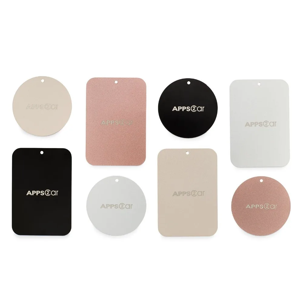 APPS2Car Metal Plate 3M Adhesive for Magnetic Car Mount Cell Phone Holder iPhone Color [4