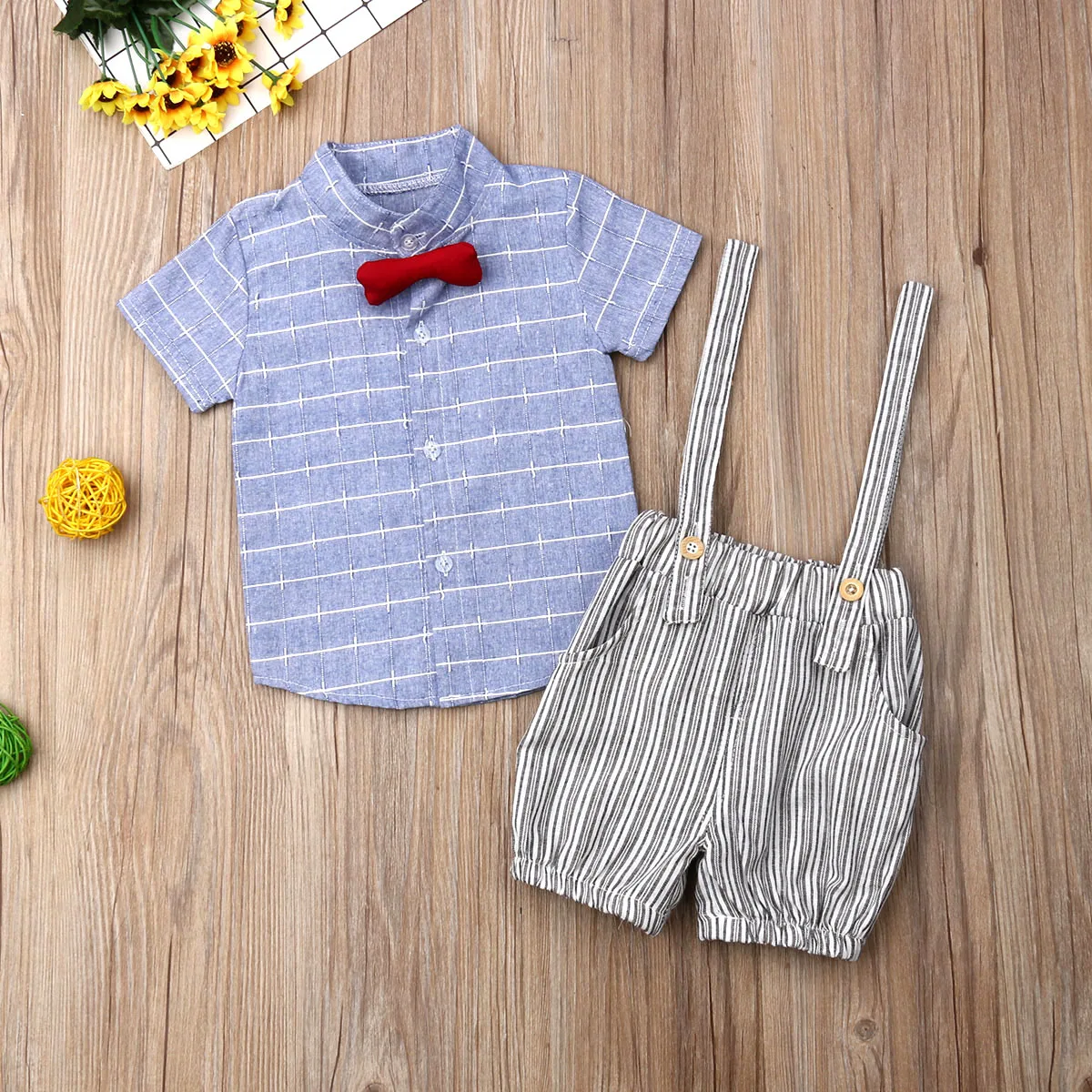 

Baby Clothes KIDS Boy 12M-4T Clothes Formal Suit Top&Pants Outfits Gentleman Tuxedo