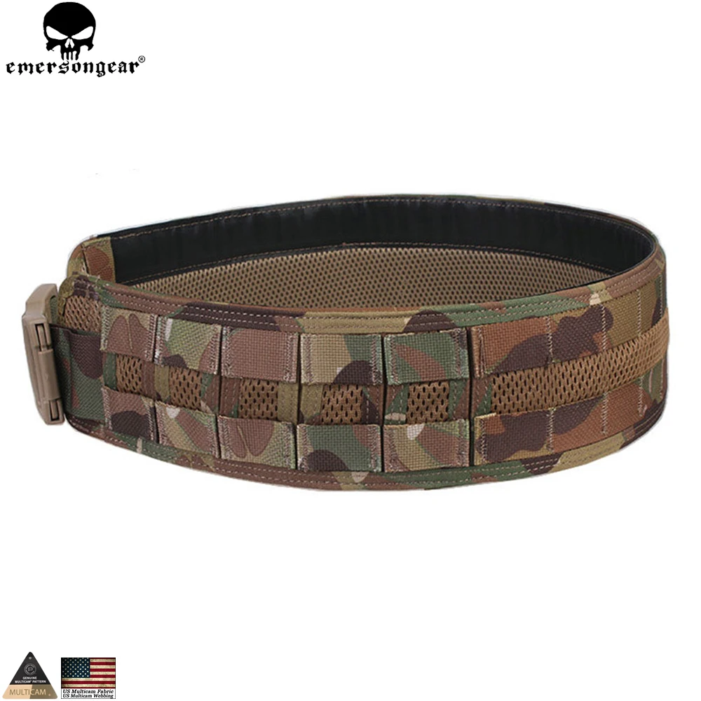 

EMERSONGEAR Molle Belt Padded Patrol Belt Emerson Tactical Airsoft Hunting Load Bearing Combat Camo Molle Belt Multicam EM9241