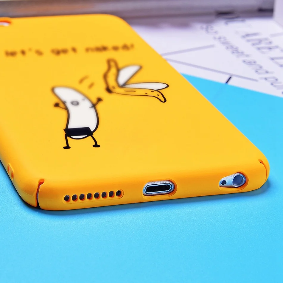 Cute Cartoon Case For iphone 7 6 6S 8 Plus Case For iPhone X 10 Funny Middle Finger Yellow Back Cover Phone Cases Artisome       (9)