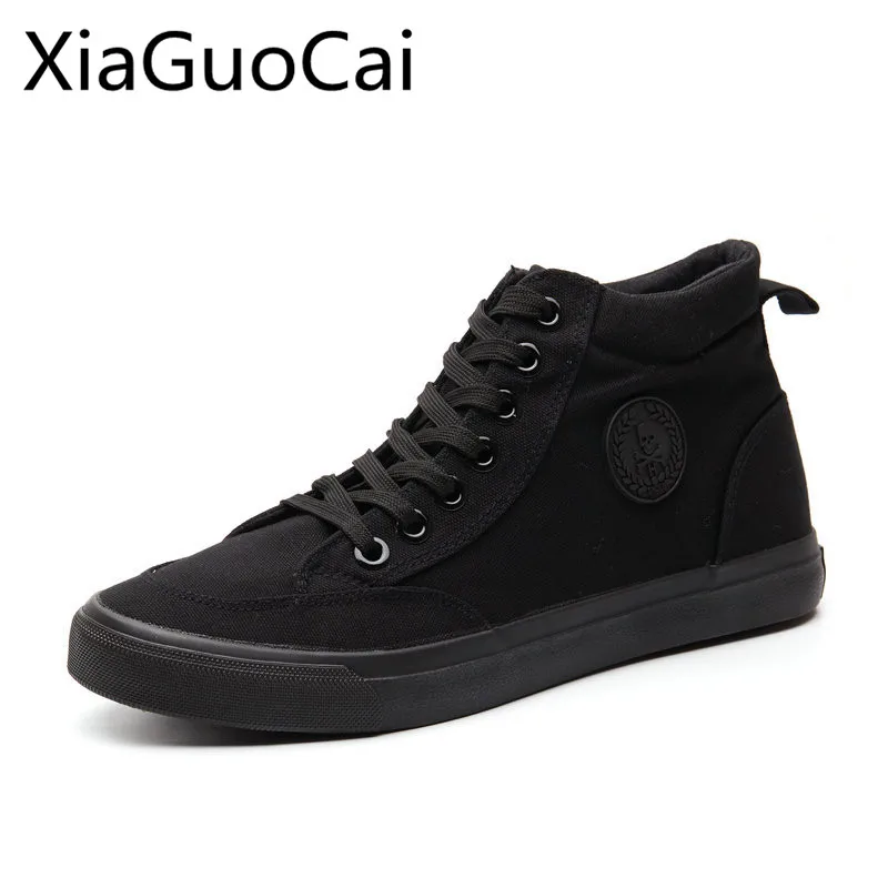 

Spring and Autumn Famous Men High Top Sneakers Flat High Quality Male Casual Shoes Round Toe Flats Shoes