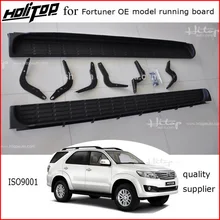 OE ножной шаг педали боковой шаг бар бег доска для Toyota old Fortuner 2008-, алюминиевый сплав+ ABS, низкая цена Акция 7 дней