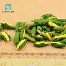 Мини Реалистичная глина ручной работы овощи кукольный домик миниатюры Кукуруза для куклы Кухня 5 штук игрушки для детей