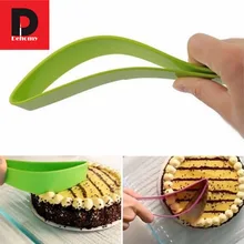 Dehomy цельный нож для торта Торт принадлежности для выпечки торт резак для празднования дня рождения один разрез торт лезвие не грязная рука