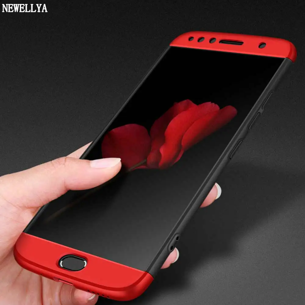 Newellya чехол для Motorola MOTO G5S плюс задняя крышка 3 в 1 предмет 360 полный защитный | Отзывы и видеообзор -32848541972