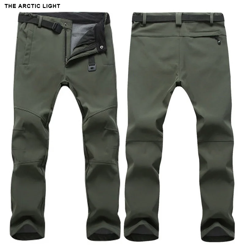 القطب الشمالي ضوء الدافئة الشتاء امرأة الرجال لينة قذيفة السراويل للماء في الهواء الطلق التخييم و سراويل للتسلق الصوف يندبروف التزلج السراو...