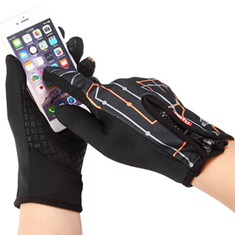 Теплые ветрозащитные спортивные мужские и женские перчатки для активного отдыха лыжные перчатки Зимние Нескользящие перчатки с сенсорным экраном