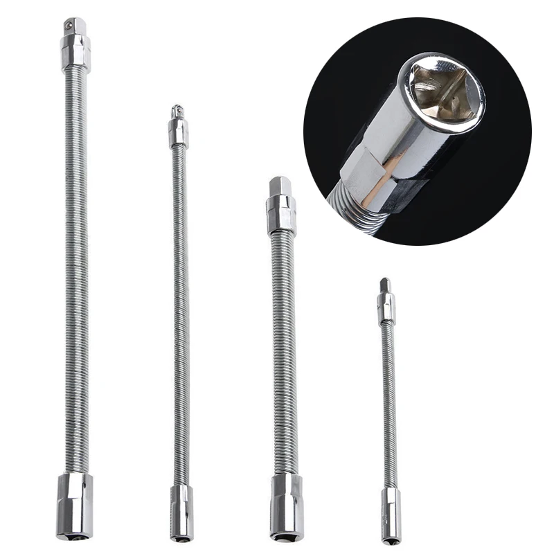 3/8" 1/4" Flexible Hose Hex Screwdriver Extension Bit Adapter Socket New DIY accessories