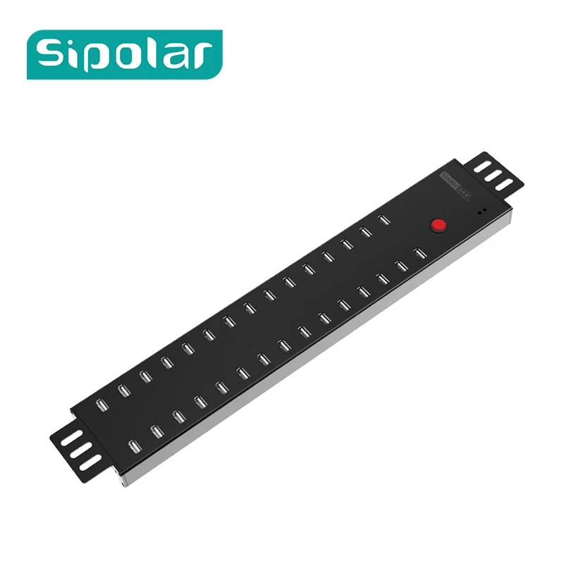Sipolar industrial grade 30 портов usb powered data and charger hub 2.1A Быстрая зарядка станций для шт