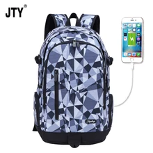

Unisex School Bag Waterproof oxford fabric Schoolbag Business Men Women Backpack Computer Casual Travel PacksacK High capacity