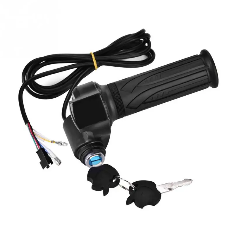 Perfect Waterproof E-Bike Electric Twist Throttle with LED Display Electric Scooter Handlebar Throttle Grips Bicycle Accessories 1