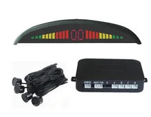 Digital LED Display Car Parking Sensor System Distance Detector Reverse Radar with 4 sensors For Vehicle Backup Reversing