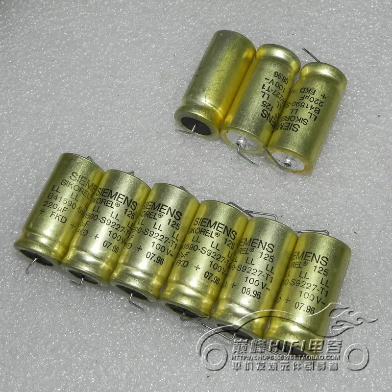 Оригинальный новый 100% Германия SIKOREL 100V220UF золото загружено осевая катод