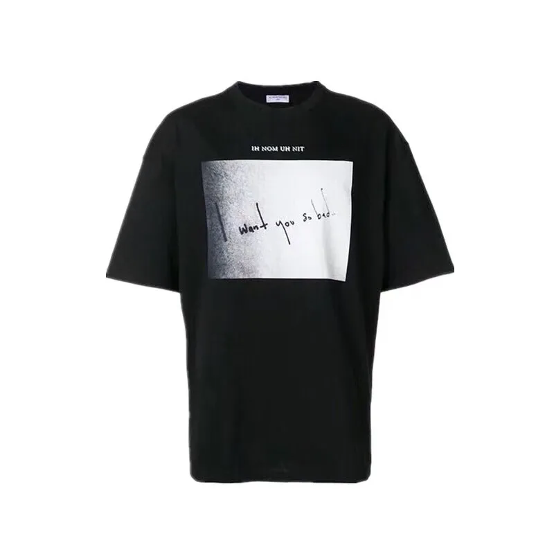 

New IH NOM UH NIT T-shirt Men Women 1:1 Best Quality IH NOM UH NIT Do Old Washed T Shirt