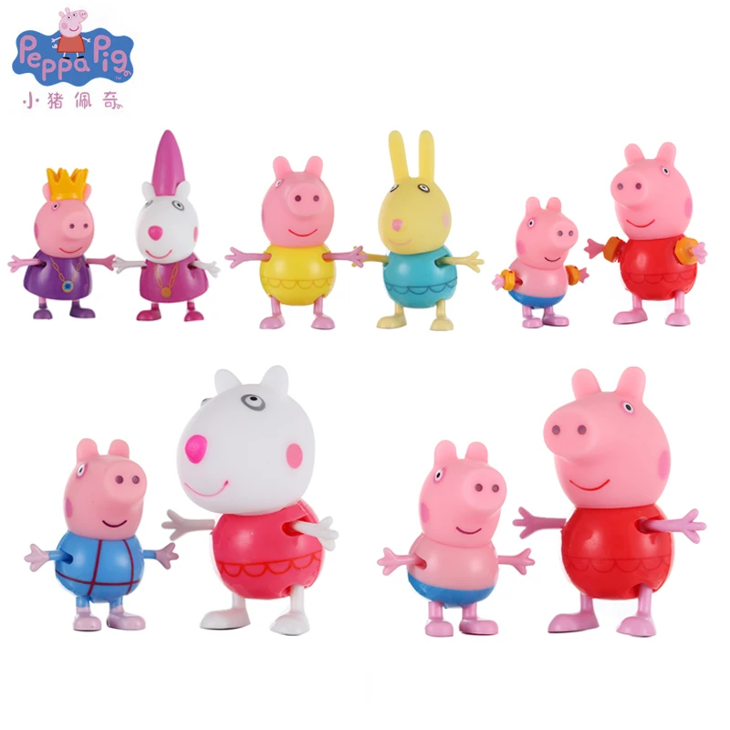 

Genuine Peppa PIG Accessories Peppa Friends Candy Danny Emily Pedro Rebecca Richard Suzy Zoe Children's Birthday Christmas Gift
