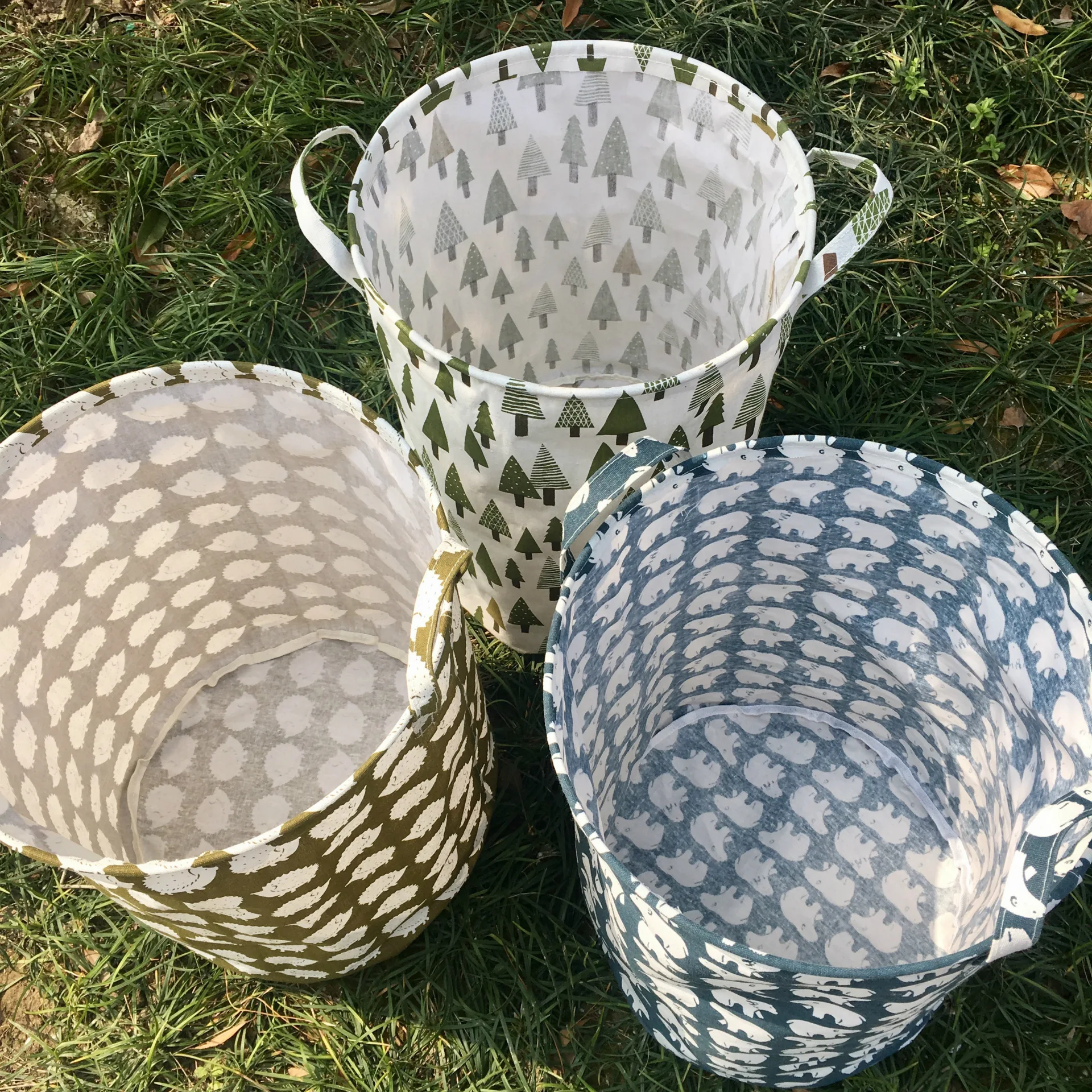 القطن الكتان للطي تعوق للماء سلة الغسيل لعبة تخزين دلو سلة الغسيل