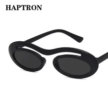 HAPTRON Новые овальные солнцезащитные очки в стиле ретро для мужчин