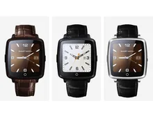 1,54 Zoll Touchscreen SmartWatch Lederband Smart Watch Unterstützung Sim-karte Bluetooth Sync Notifier für Apple Android Telefon
