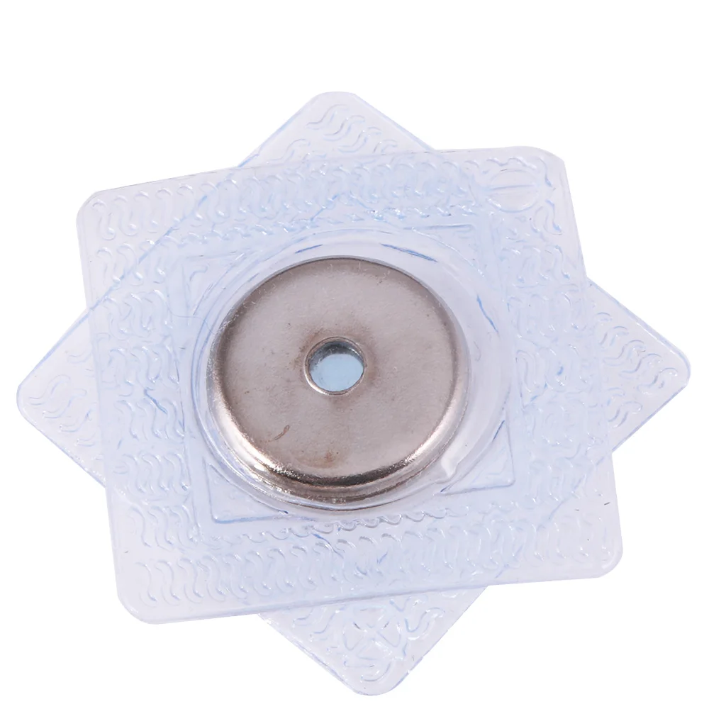 10 Sets 15mm Invisible Sewing Magnetic Snap Closure Fasteners for Purse Bag Handbag Clothing Accessories