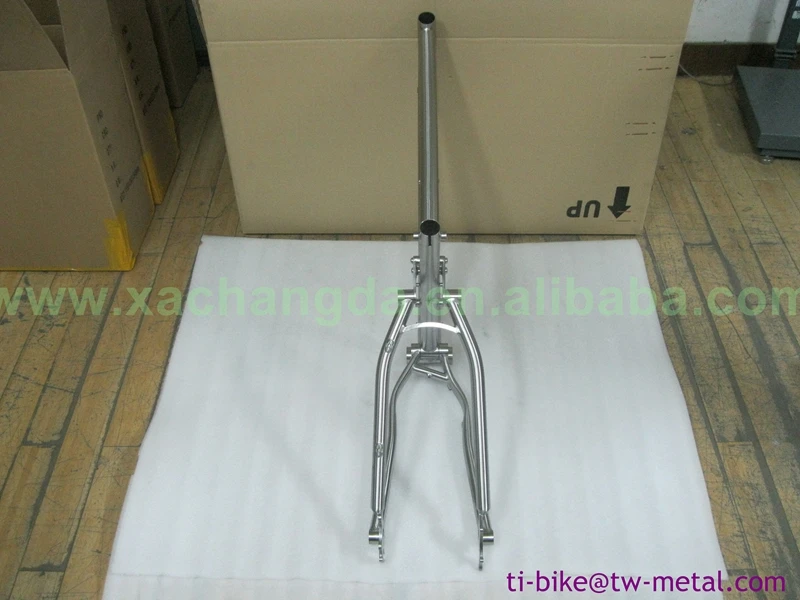 Clearance Bicycle Frame Suspension Titanium High Quality Titanium Full Suspension Bicycle Frames with Hand Brush Finished China Bike Frame 3