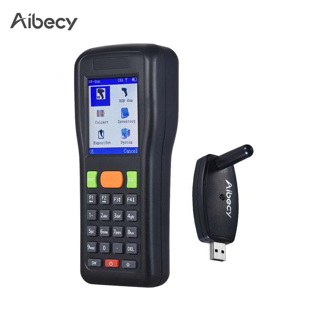 Wireless Barcode Scanner /& Collector Portable Data Terminal Inventory D 1D Laser