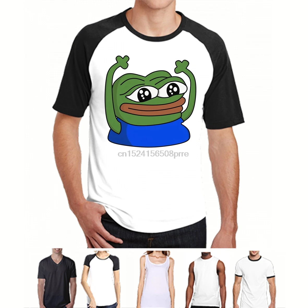 

Printed Men T Shirt Cotton O-Neck tshirts HYPERS Twitch Emote Short-Sleeve Women T-Shirt